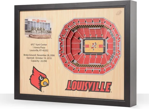 Vista 47 de YouTheFan NCAA Arte de Pared StadiumView de 25 Capas