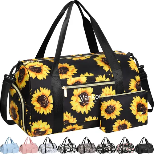 Vista 14 de Bolsa de gimnasio para mujer con compartimento para zapatos Fresa de pana beige