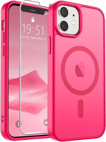 Vista 10 de SUPFINE Funda magnética para iPhone SE 2022 (3ª)/2020 (2ª), iPhone 8 (compatible con MagSafe) (protección contra caídas de grado militar), funda