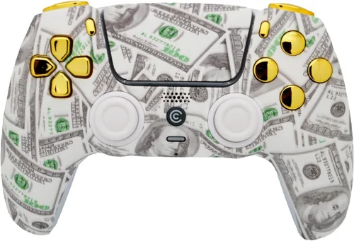 Vista 30 de Custom Wireless Controller Compatible with PS5 - Multiple Designs Available (Abstract Fusion)