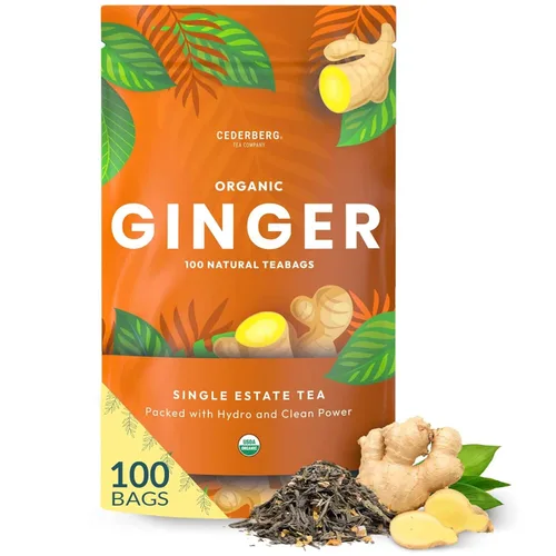 Vista 10 de Cederberg Tea Company Té orgánico de manzanilla — 30 bolsas de té Té de hierbas orgánicas de origen único Bolsas de té ecológicas Té sin