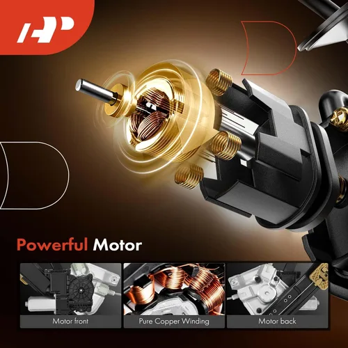 Vista 4 de A-Premium Elevalunas eléctrico delantero del lado del conductor con motor (7 pines) Compatible con Buick Lacrosse 2010-2016