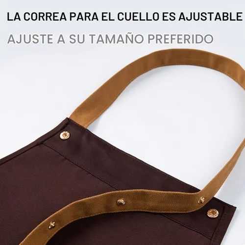 Vista 4 de DIY Custom Name & Initial Kitchen Apron for Men & Women