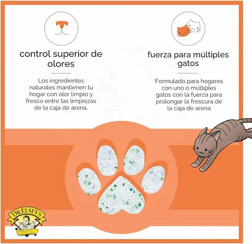 Vista 6 de Dr. Elsey's Crystal Attract - Arena de sílice para gatos, 8 libras