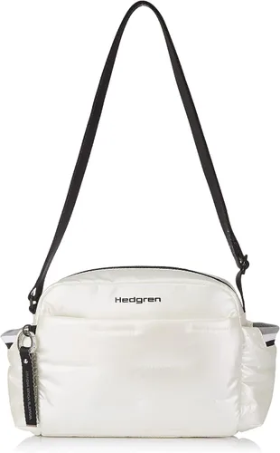 Vista 3 de Hedgren Bolso de hombro acogedor, Blanco Perlado