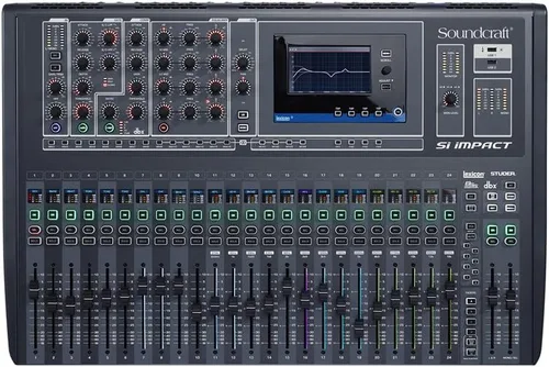 Vista 7 de Soundcraft Consola mezcladora digital de audio en vivo de 16 canales Si Expression 1