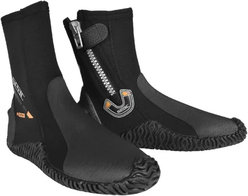 Vista 5 de SEAC Basic HD, 3 & 5 mm Neoprene Diving Boots with Side Zip and semi-Rigid Sole