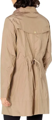 Vista 3 de Cole Haan Chaqueta impermeable con capucha para mujer con lazo
