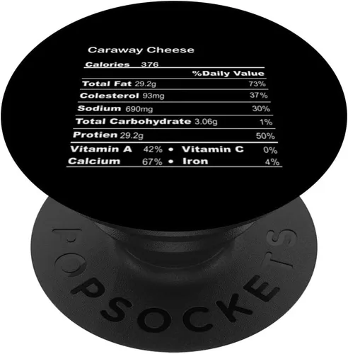 Vista 6 de Funny Caraway Cheese Acción de Gracias Nutricional PopSockets MagSafe PopGrip para iPhone