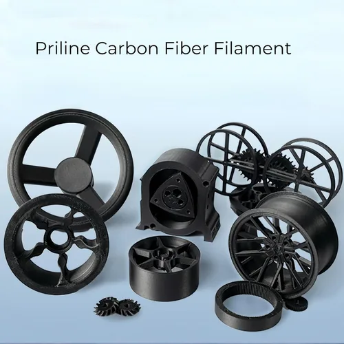 Vista 6 de Filamento de fibra de carbono, PRILINE - Filamento de impresora 3D de fibra de carbono ASA 1.75mm, filamento de fibra de carbono de alta resistencia