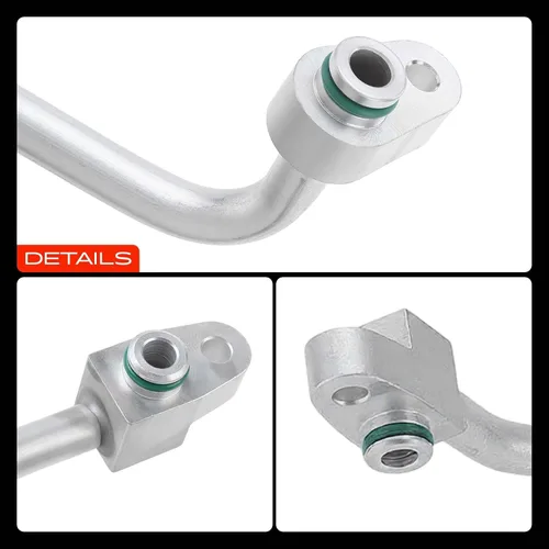 Vista 9 de A-Premium Conjunto de manguera de línea de descarga de A/C compatible