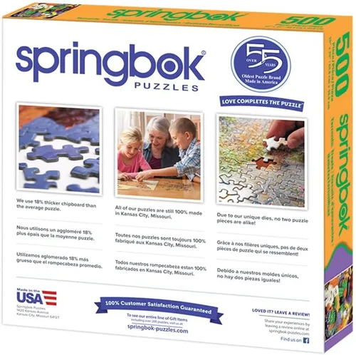 Vista 3 de Springbok 's Rompecabezas de 500 piezas Terrorific Treats - Hecho en Estados Unidos Multicolor