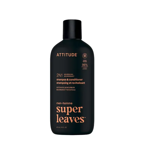 Vista 18 de ATTITUDE Champú y acondicionador 2 en 1 para hombres, voluminizador para cabello fino, con romero y proteína de arroz, 97% ingredientes de origen