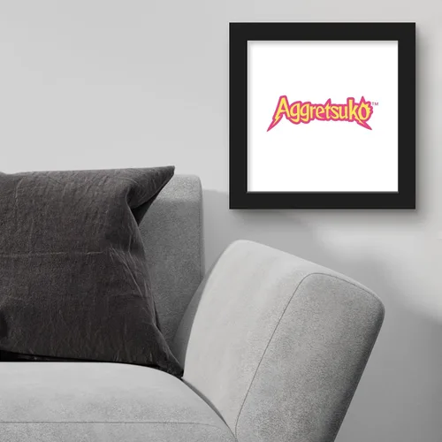 Vista 3 de Trends International Gallery Pops Sanrio Aggretsuko - Póster de pared con logotipo, 12.00 x 12.00 pulgadas, versión de marco negro