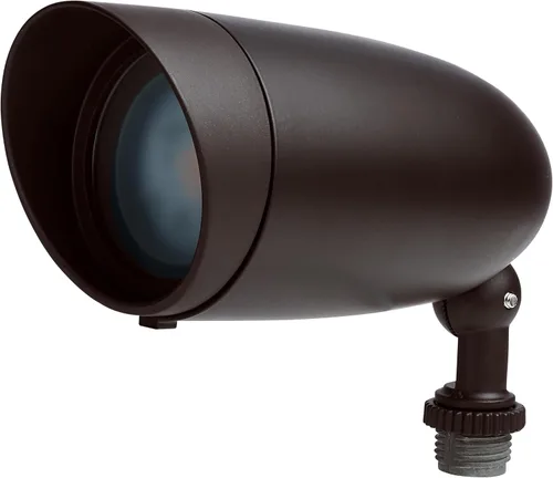 Vista 5 de Nuvo Lighting 62/1201 Foco LED de Paisaje 6 Vatios Acabado Gris Oscuro, 5.5 pulgadas Integrated LED, Compact 5.5-inch size, Adjustable aiming