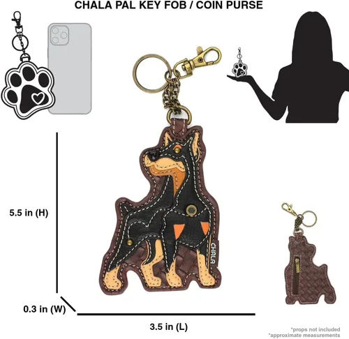 Vista 93 de CHALA Dog Collection - Llavero decorativo para mujer
