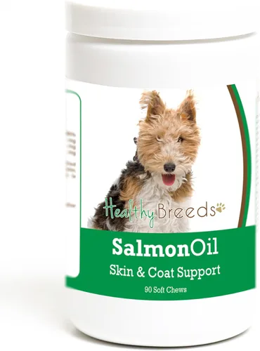 Vista 389 de Healthy Breeds Affenpinscher - Masticables suaves de aceite de salmón, 90