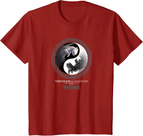 Vista 22 de Cómo entrenar a tu dragón 3 Yin Yang Dragon Camiseta