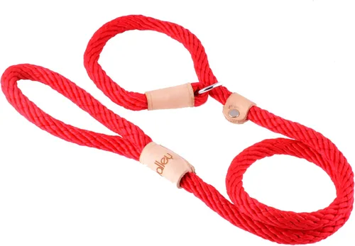 Vista 30 de Alvalley Correas de cuerda para perros con tapón, correas antideslizantes para mascotas para perros, correa suave trenzada sin tirones, ajustable