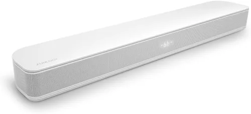 Vista 10 de FUNLOGY Barra de sonido para Smart TV, barra de sonido Bluetooth 5.0 de 100 W 2.1 canales con HDMI ARC, óptico y AUX, control remoto, para proyector