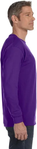 Vista 4 de Jerzees Dri-Power Camiseta de manga larga, paquete múltiple, para hombre