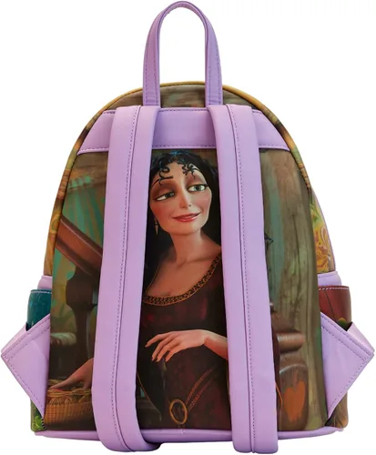 Vista 4 de Loungefly Disney Rapunzel Princess Scene Mini Backpack