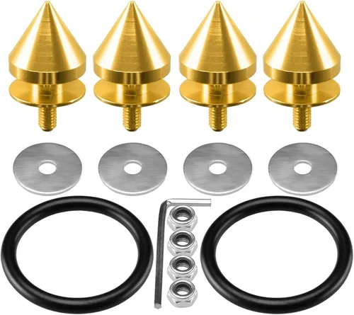 Vista 11 de EZAUTO WRAP Kit de fijadores de liberación rápida con espigas negras para parachoques de coche, maletero, guardabarros, tapas de escotilla
