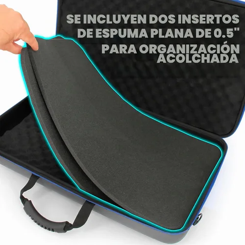 Vista 4 de CASEMATIX Funda de viaje compatible con Numark Mixstream Pro Plus, controlador de DJ independiente Mixstream Pro Go, mezcladores Numark NV2 Serato