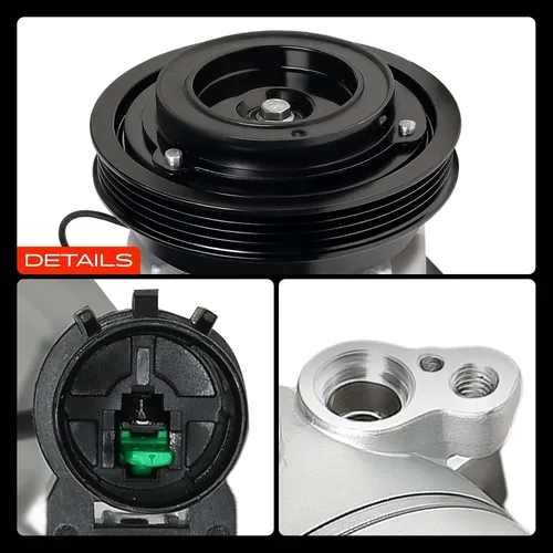Vista 9 de A-Premium Compresor A/C con embrague compatible con Hyundai Accent 1.6L 2010-2011