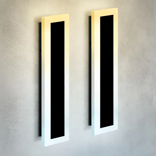 Vista 42 de ASD Lámpara LED de montaje en pared de 18 pulgadas de largo, aplique lineal para exteriores e interiores 3CCT, regulable, impermeable