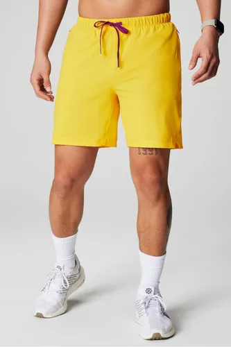 Vista 40 de Fabletics The One - Pantalón corto para hombre (forro), entrenamiento, natación, ligero, de secado rápido, bolsillo con cremallera, tejido elástico