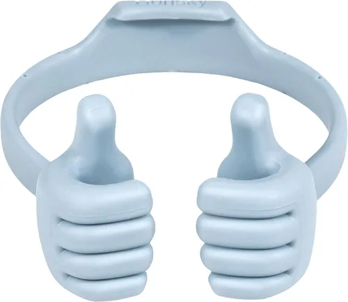 Vista 24 de Honsky Thumbs-up Soporte Porta Teléfono Celular, Soporte Base para Tableta para Escritorio de Mesa Smartphone Teléfono Celular Teléfono Móvil Rosado