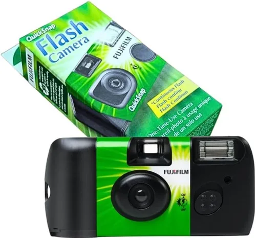 Vista 3 de Fujifilm QuickSnap Flash 400 - Cámara de 1.378 in de uso único, 27 exposiciones, paquete de 4