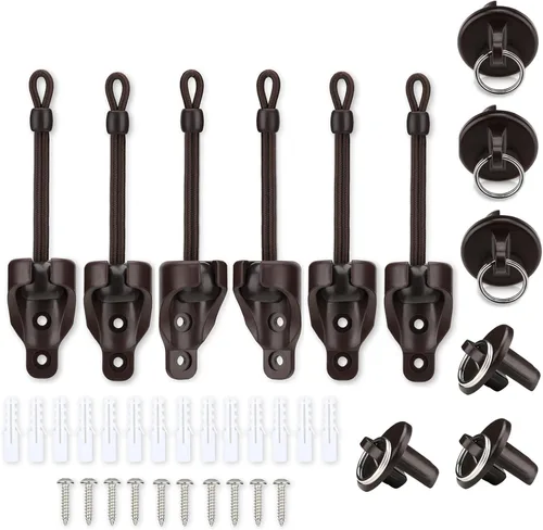 Vista 12 de Coolaroo - Piezas de repuesto elásticas y tapa de extremo, color negro, resistente a la intemperie, para persianas enrollables Coolaroo