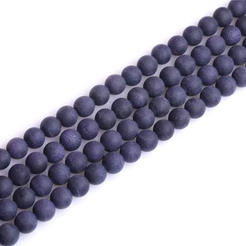 Vista 55 de Cuentas espaciadoras redondas de ágata negra esmerilada mate mate de 0.157 in para fabricación de joyas de 15 pulgadas