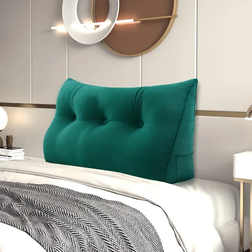 Vista 19 de Almohada de cuña para cabecero de cama Almohada pequeña de refuerzo para cabecera Almohada de lectura para sentarse en la cama para adultos, cojín