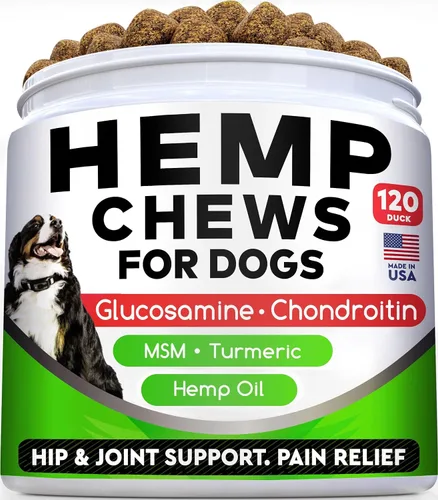 Vista 11 de STRELLALAB Glucosamina avanzada para perros, colágeno y mejillón de labios Cadera y articulaciones avanzadas