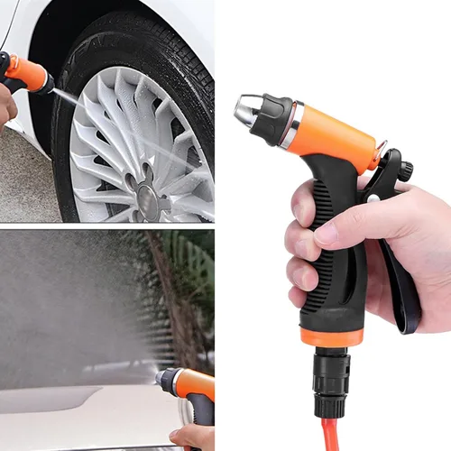 Vista 4 de Pulverizador eléctrico portátil de 12 V para lavadora de autos – Lavadora de vehículos de alta presión de 80 W para automóviles, SUV y limpieza al