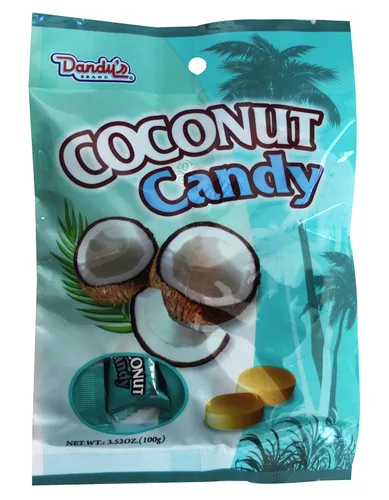 Vista 3 de Dandy's Caramelos duros de coco, juego de 4 (3.52 onzas)