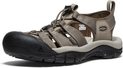 Vista 46 de KEEN Newport H2 Sandalias de punta cerrada para hombre Aleación/oro crema