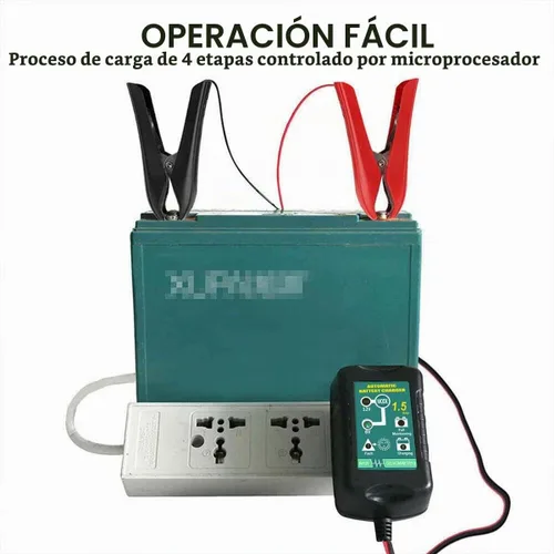Vista 6 de Mantenedor de batería de 12V con carga lenta para motocicleta Harley Davidson y coche