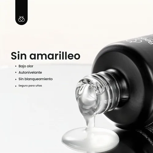 Vista 6 de Beetles - Capa superior de gel mate para esmalte de gel, 1 unidad de 0.5 fl