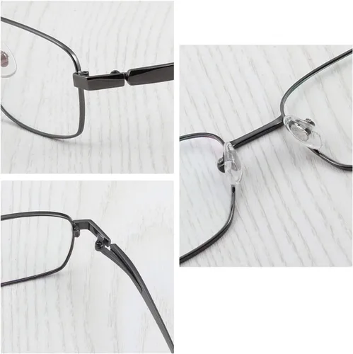 Vista 17 de Agstum Gafas ópticas de montura duradera de titanio con montura completa
