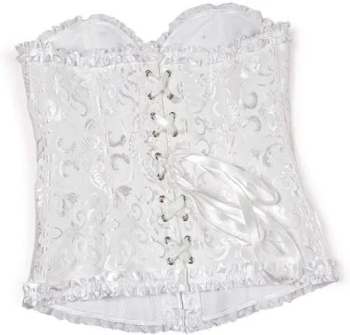 Vista 19 de EVAbaby Corsé sexy con huesos florales para mujer, corsé moldeador de cuerpo