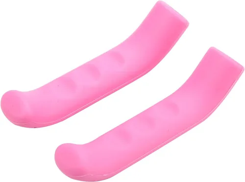 Vista 3 de Cubierta de palanca de freno de bicicleta, protector de palanca de freno de bicicleta, accesorio de agarre de bicicleta (rosa oscuro)