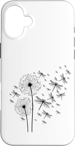 Vista 23 de Funda para iPhone 12/12 Pro Wildlife Animal Insect Dandelion Dragonfly