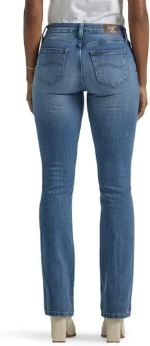 Vista 3 de Jeans Lee legendarios de talle medio para mujer, talla grande