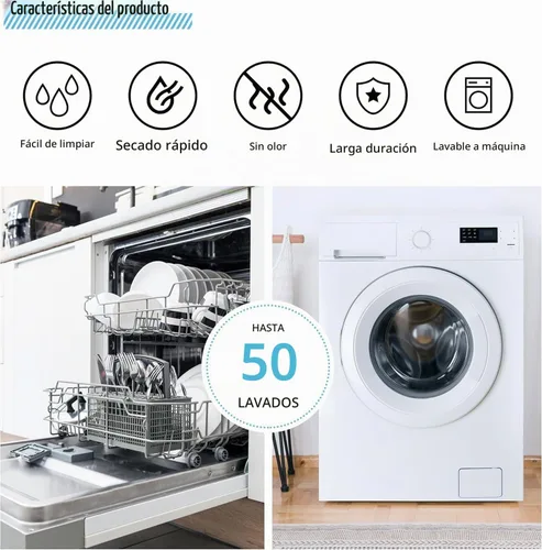 Vista 6 de Paños de cocina suecos, paquete de 18 paños de cocina multicolor, paños absorbentes para cocina, paños de esponja de celulosa multiusos, toallas