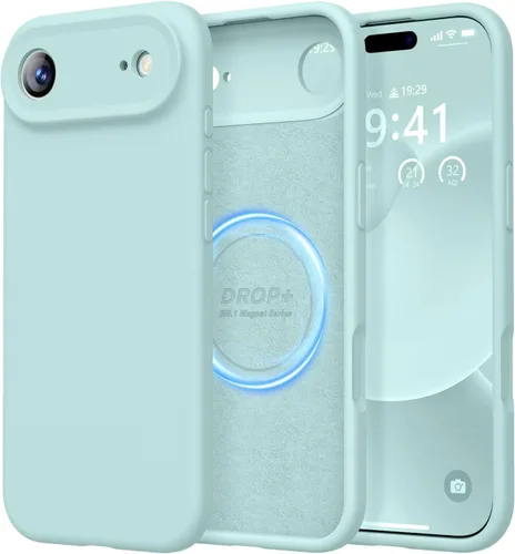 Vista 369 de LOVE 3000 Diseñada para Funda iPhone Air, Silicona Premium [Compatible con Magsafe][Forro de Microfibra Suave Anti-Rayones] Funda Protectora