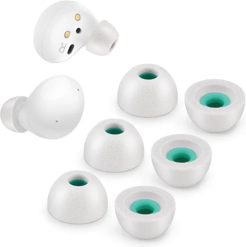 Vista 8 de Puntas de espuma viscoelástica para Samsung Galaxy Buds 2 / Plus/Beats Studio Buds, sin dolor de silicona en las orejas, almohadillas de repuesto